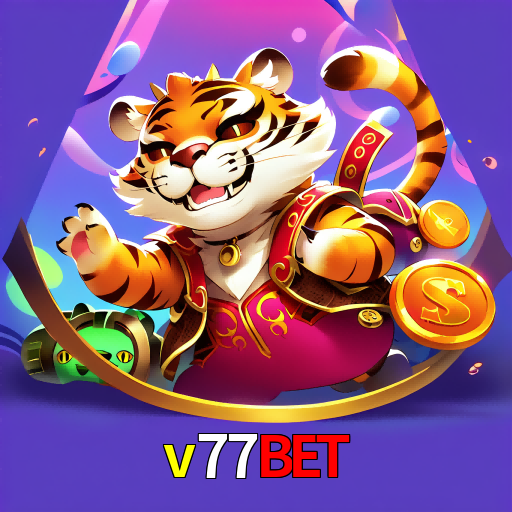 Imagem promocional da v77bet mostrando a plataforma e suas vantagens